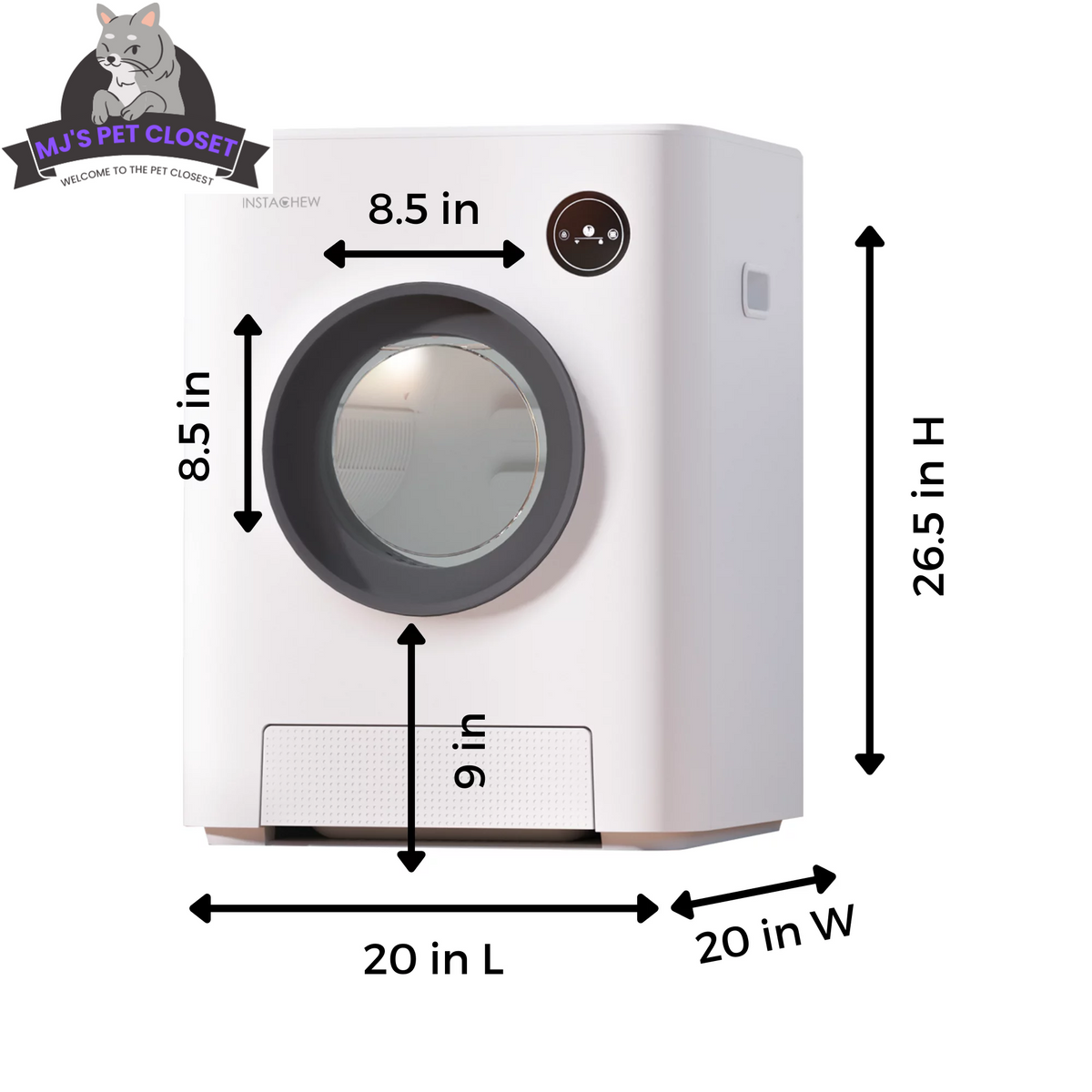 Purrclean Self-Cleaning Cat Litter Box – App Controlled, WiFi Enabled MJ's Pet Closet