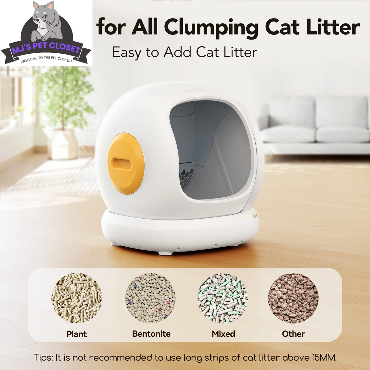 AIRPET Smart Self-Cleaning Cat Litter Box – 75L, Multi-Cat, App Controlled MJ's Pet Closet