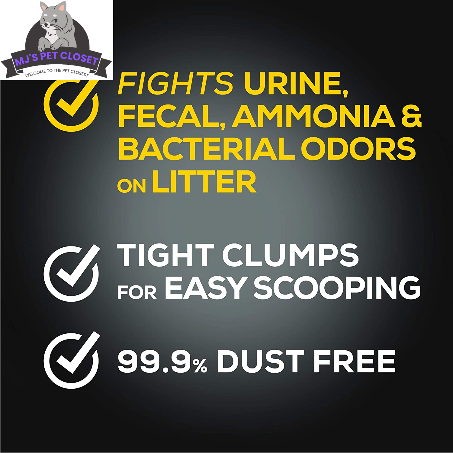 Purina Tidy Cats LightWeight 4-in-1 Clumping Cat Litter – 17 lbs MJ's Pet Closet