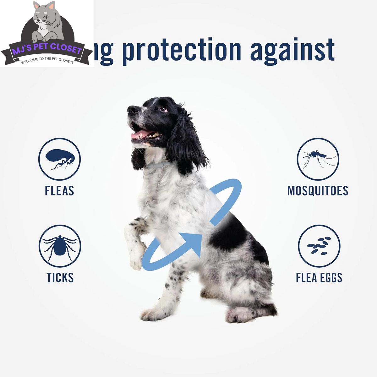 PetArmor Plus Flea & Tick Collar for Dogs – 6-Month Protection MJ's Pet Closet