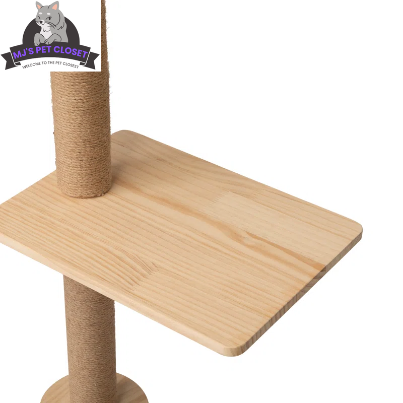 Darkiel 7-Piece Wall-Mounted Cat Climbing Tower – Space-Saving Shelf Set MJ's Pet Closet