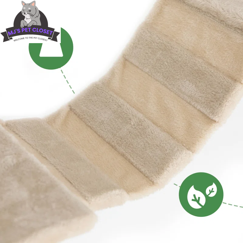 Darkiel 7-Piece Wall-Mounted Cat Climbing Tower – Space-Saving Shelf Set MJ's Pet Closet